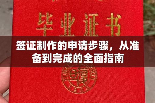 思南签证制作的申请步骤，从准备到完成的全面指南